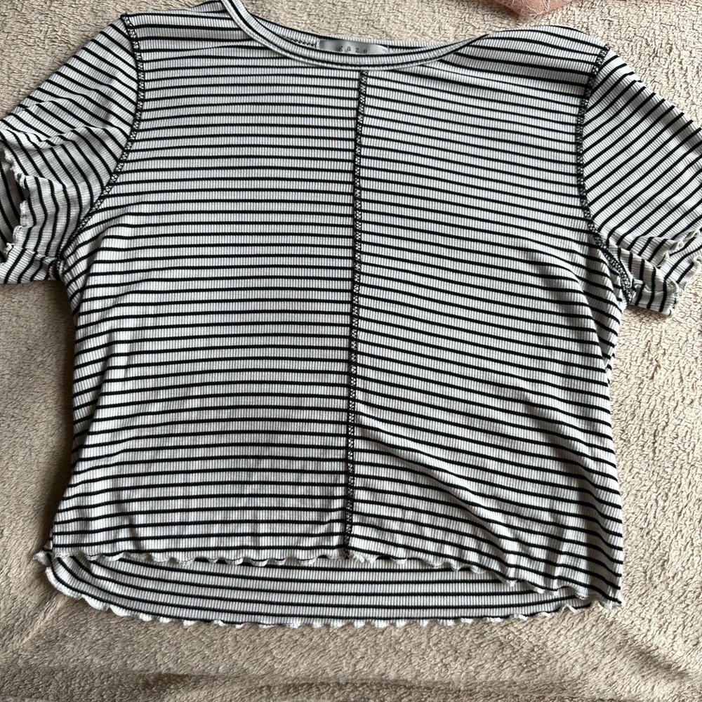Striped fitted shirt M